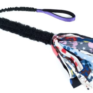 Faux Fur Toy with Fleece Strips Bungee