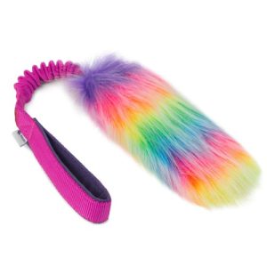Rainbow Faux Fur Bungee