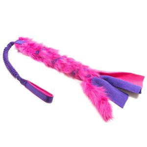 Fur and Fleece Bungee Dog Toy